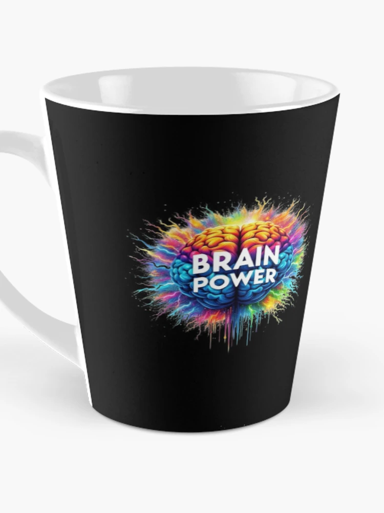 Thumbnail 3 of 4, Coffee Mug, Brain Power designed and sold by Monem-RASH.