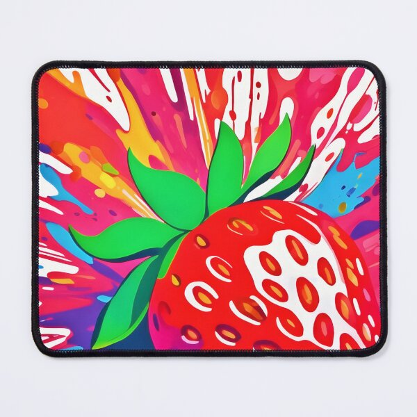 Item preview, Splatter Strawberry Splash designed and sold by Health And Fitness Posts e-Store.