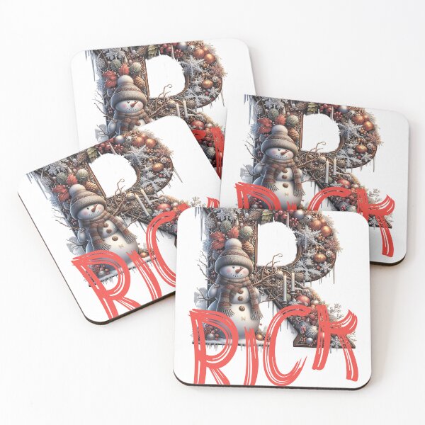 Item preview, Name Rick. My name is Rick. Christmas initial. designed and sold by MagelliShop.