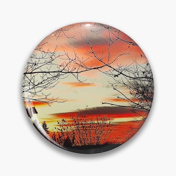 Item preview, Pink Clouds After Sunset Over A Park designed and sold by Alex Roman.