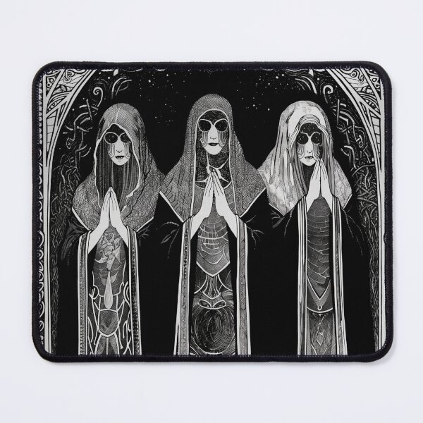Item preview, Embracing the Fates + judgement of the Norns designed and sold by PitchBlackIcon.