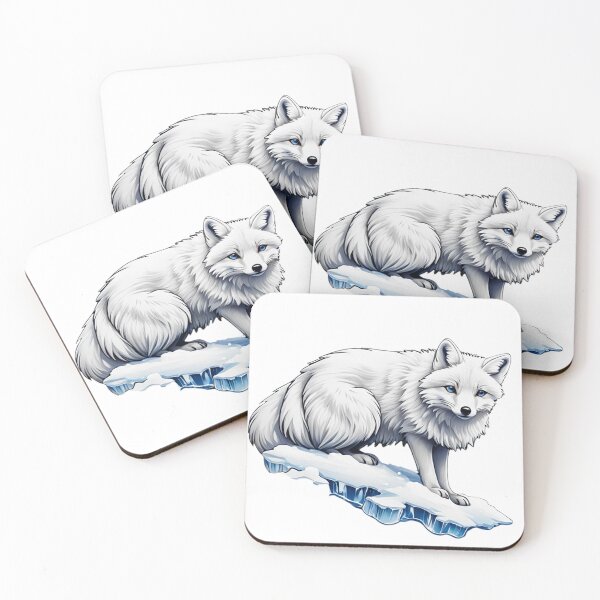Item preview, White Snow Fox designed and sold by Bunmigraphics .