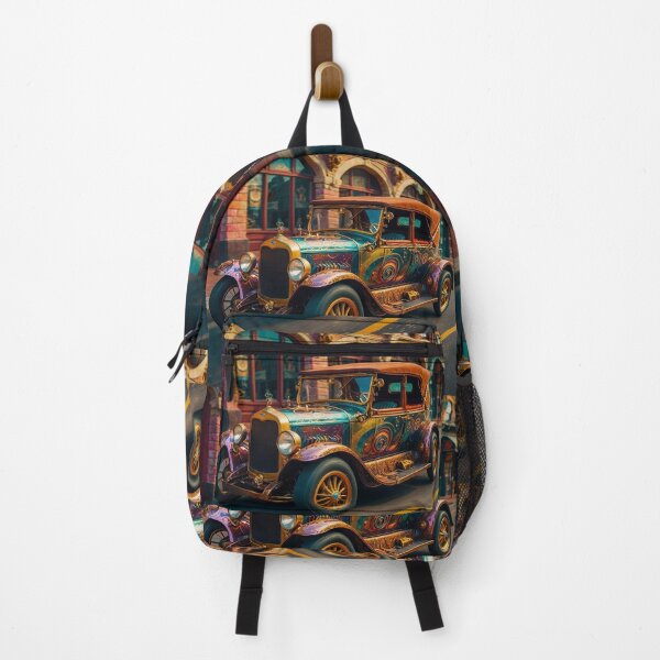 Item preview, Steampunk Vintage Car in Town designed and sold by Skye Ryan-Evans.