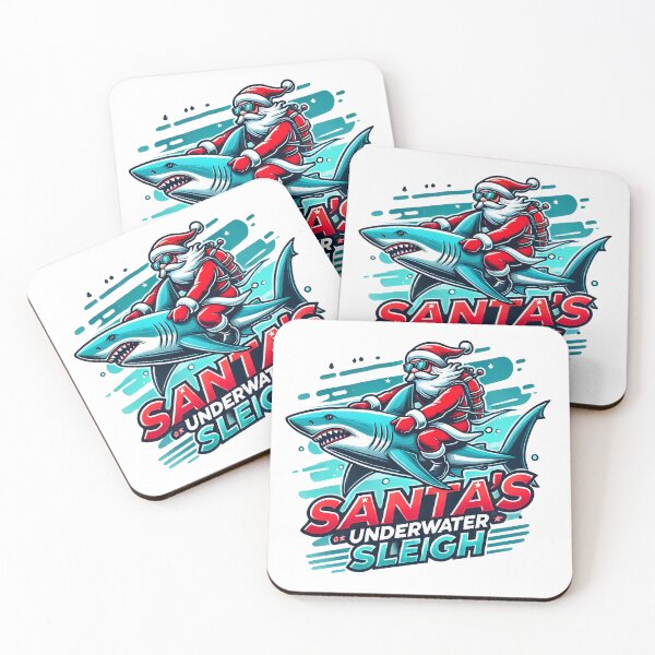 Item preview, Santa's Shark Sleigh Adventure designed and sold by NatureStyle555.