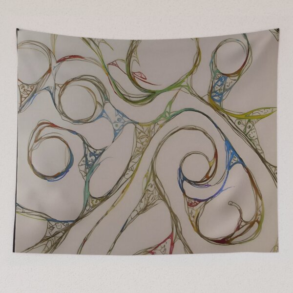 Item preview, Organic Flow: A Modern Abstract Vision designed and sold by AmuraLumina.