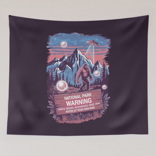 Item preview, Missing in the 411 National Park Warning designed and sold by Wild-Neptune.