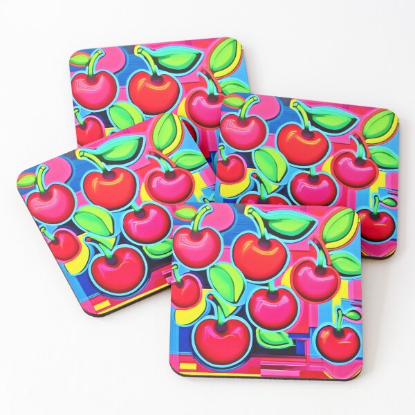Item preview, Pop Art Cherry Burst designed and sold by Health And Fitness Posts e-Store.