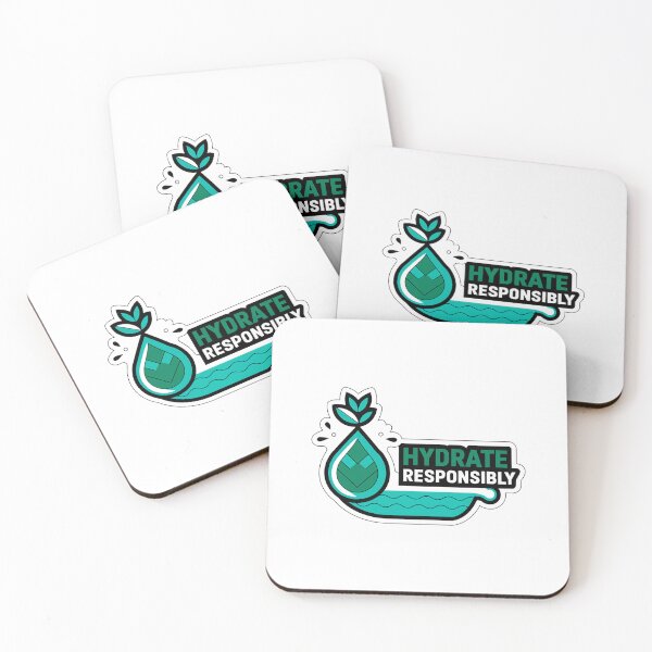 Item preview, Hydrate Responsibly - Modern Eco Design - Minimalist Art designed and sold by ObjCrea123.
