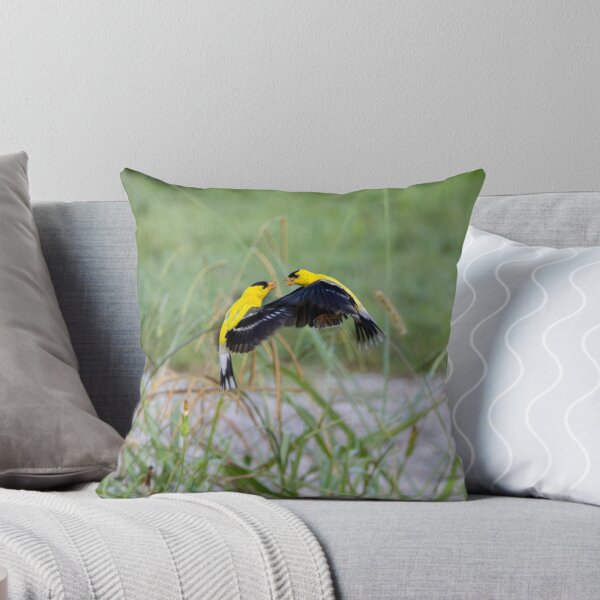 Item preview, The American Goldfinch and Native Grasses and Flowers as Habitat designed and sold by wenzler.