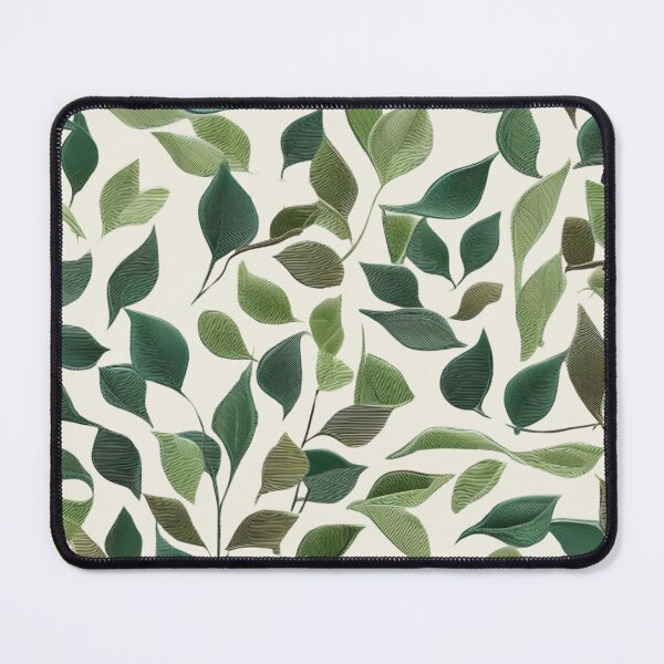 Item preview, Falling Green Leaves Embroidery designed and sold by Ciervo Primavera.