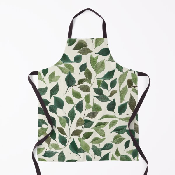 Item preview, Falling Green Leaves Embroidery designed and sold by Ciervo Primavera.