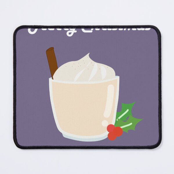 Item preview, Merry Christmas Drink Holly Purple styled Sticker designed and sold by SimplyPsycho.
