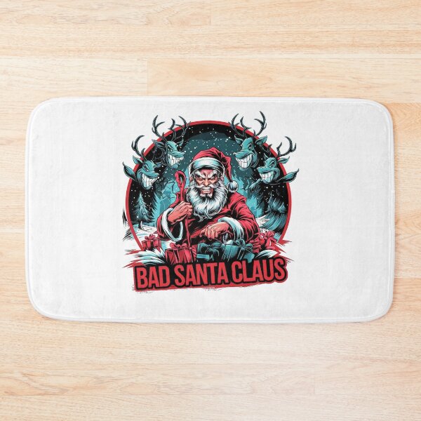Item preview, Merry Christmas wishes the Bad Santa Claus designed and sold by AnimalsDH305.