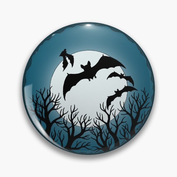 Item preview, Bats and Trees Against the Moon designed and sold by Azure Lion Productions.