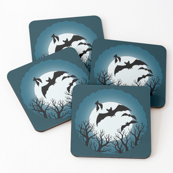 Item preview, Bats and Trees Against the Moon designed and sold by Azure Lion Productions.