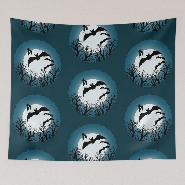 Item preview, Bats and Trees Against the Moon designed and sold by Azure Lion Productions.