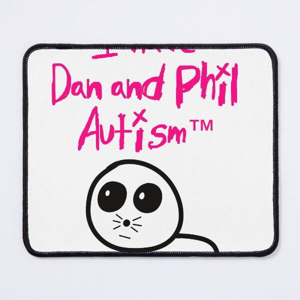 Item preview, Dan and Phil Autism Creature - Pink Text Ver. designed and sold by holly-meow.
