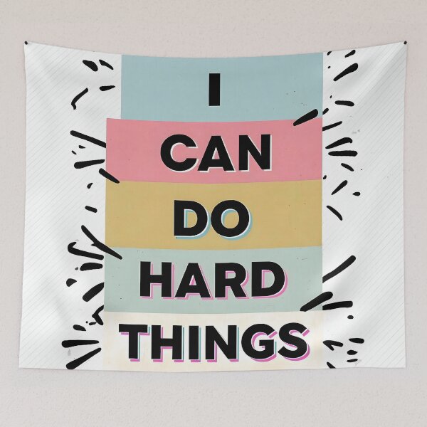 Item preview, I can do hard things designed and sold by BelovedExile.