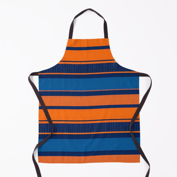 Item preview, blue-orange stripes designed and sold by blackwhiteblue.