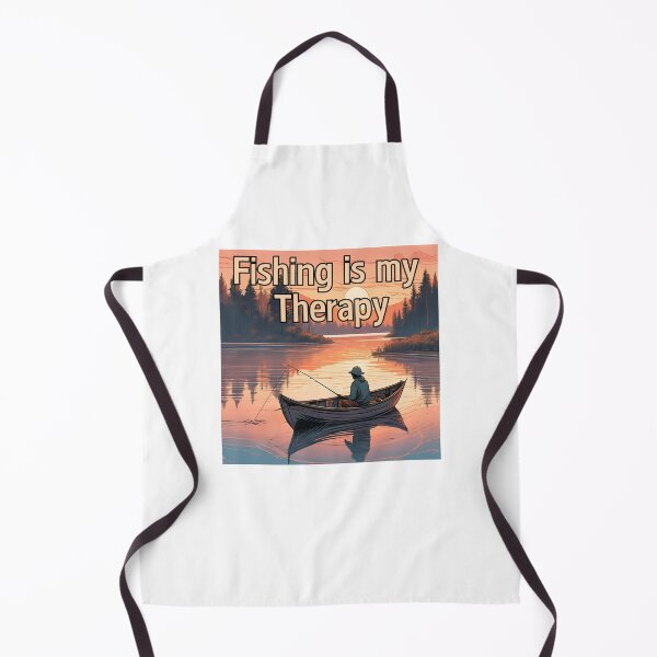 Item preview, Fishing Is My Therapy – Relaxing Fishing-Themed Design designed and sold by JCRockDesign.