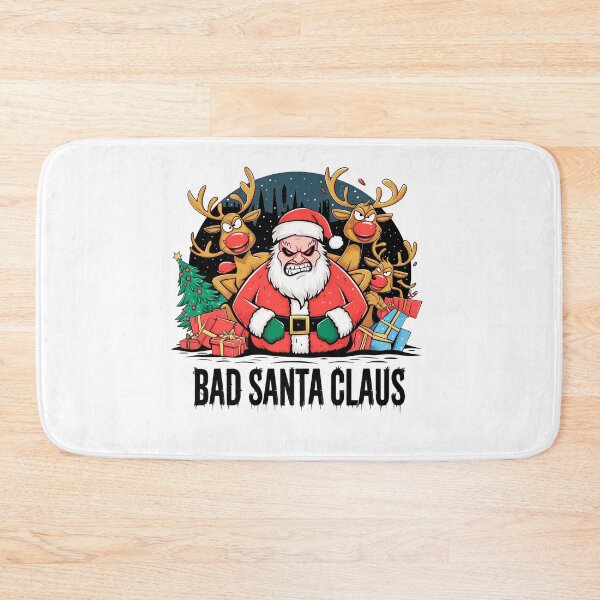 Item preview, Merry Christmas wishes the Bad Santa Claus designed and sold by AnimalsDH305.