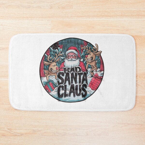 Item preview, Merry Christmas wishes the Bad Santa Claus designed and sold by AnimalsDH305.