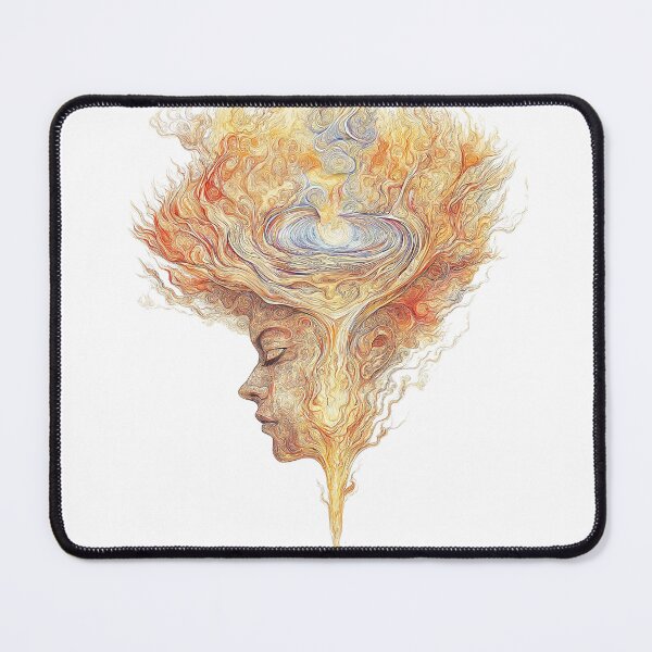 Item preview, What's on Your Mind? - Abstract Fire & Spirit Energy Art designed and sold by Spirit47.