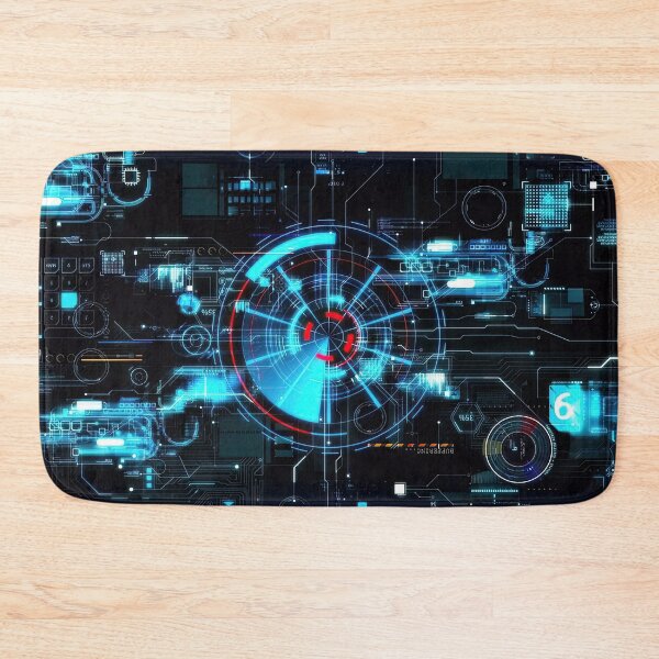 Item preview, Futuristic Circle Circuit designed and sold by momosstyle.