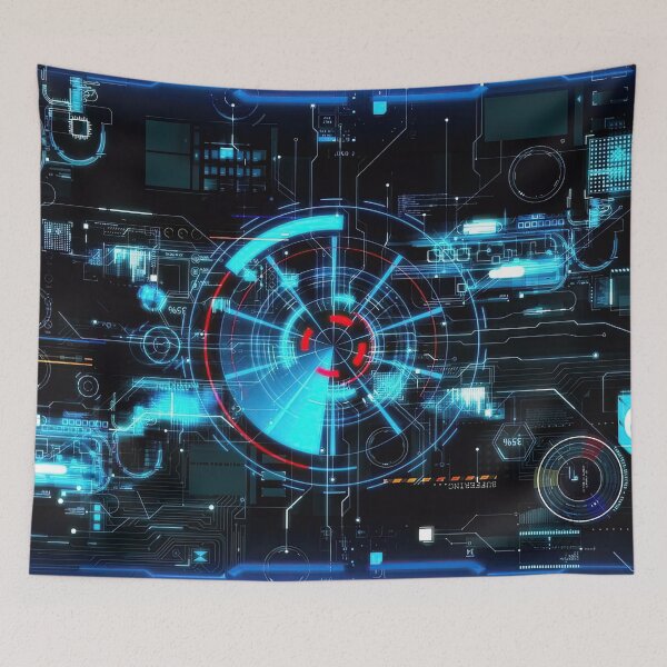 Item preview, Futuristic Circle Circuit designed and sold by momosstyle.