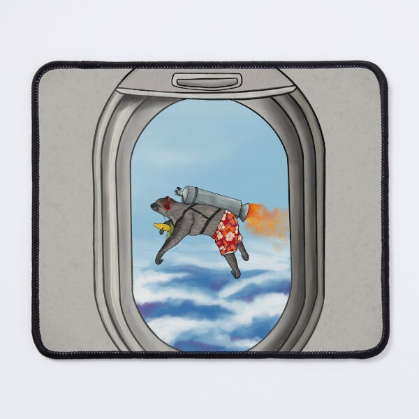 Item preview, Sloth With Jet Pack In Plane Window designed and sold by iamgirl1.
