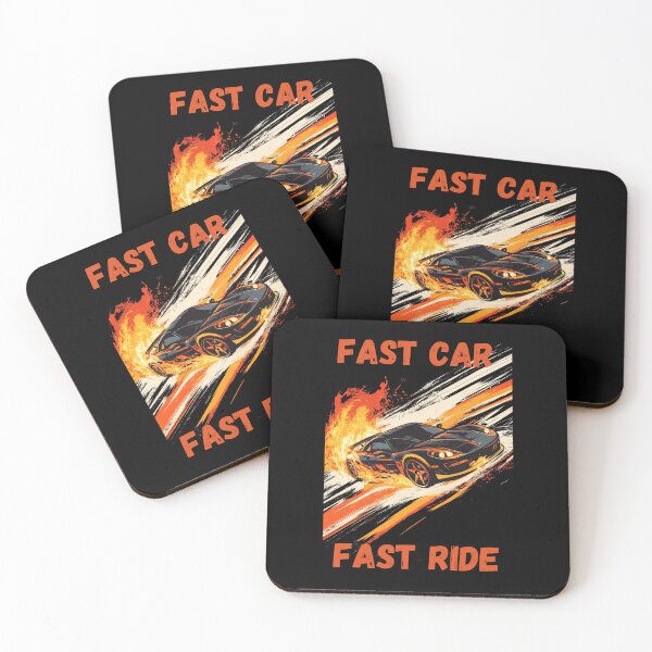 Item preview, Flaming Wheel And Very Fast Car  designed and sold by MarcinDesign.