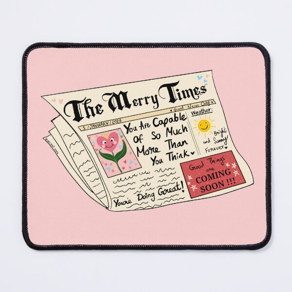 Item preview, The Merry Times Newspaper designed and sold by MadebySan.