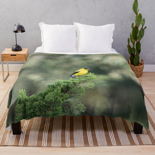 Item preview, The American Goldfinch: A Burst of Color in a Juniper Tree designed and sold by wenzler.