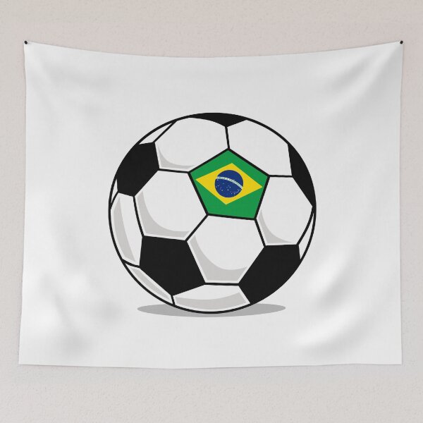 Item preview, Brazilian Soccer Passion Brazil Flag  designed and sold by The Junto Shop.