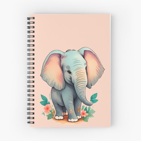 Artikelvorschau, Elefantenbaby Aquarell - Niedliches Tier entworfen und verkauft von RetroPrism.