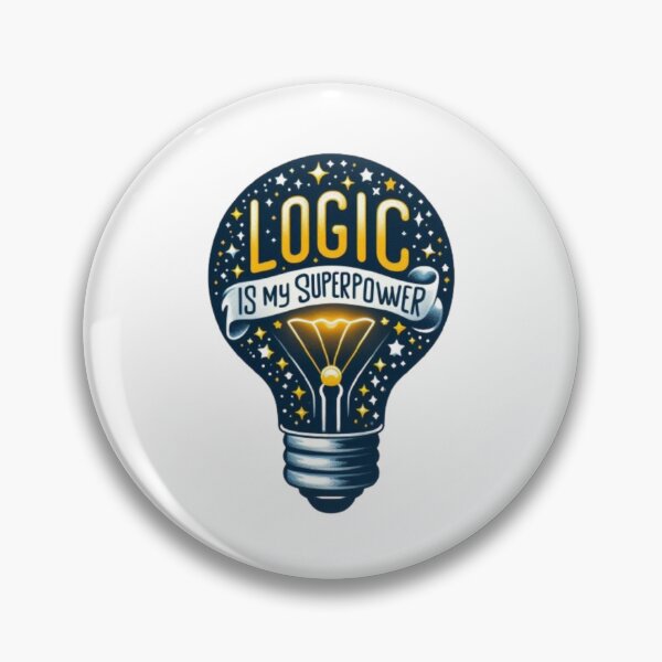 Item preview,  Logic is my super power designed and sold by Monem-RASH.