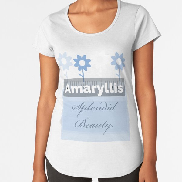 Amaryllis Premium Scoop T-Shirt