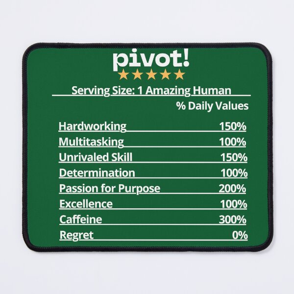 Item preview, PIVOT! Bold Facts Label designed and sold by LilWildflowers.