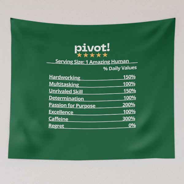 Item preview, PIVOT! Bold Facts Label designed and sold by LilWildflowers.
