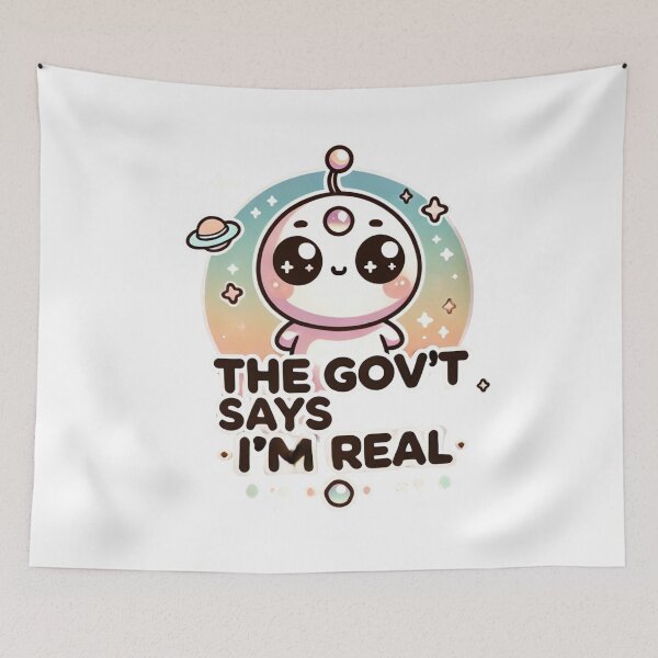 Item preview, Cute Alien with Sparkly Background designed and sold by TommyD-Engineer.