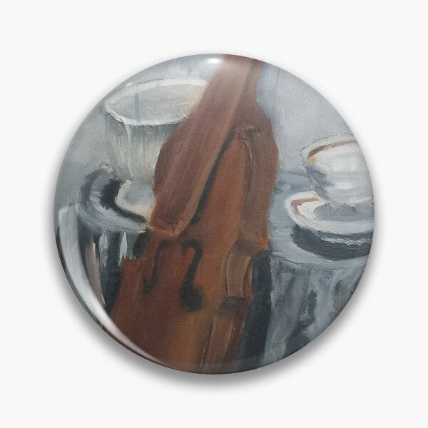 Item preview, Still Life Elegance: Oil Painting of a Violin designed and sold by JCRockDesign.