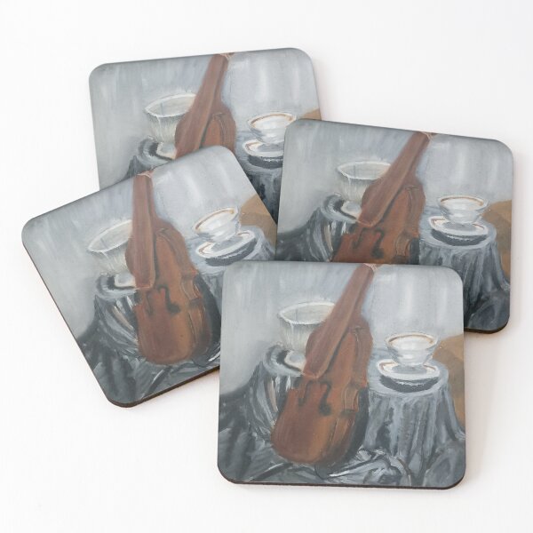Item preview, Still Life Elegance: Oil Painting of a Violin designed and sold by JCRockDesign.