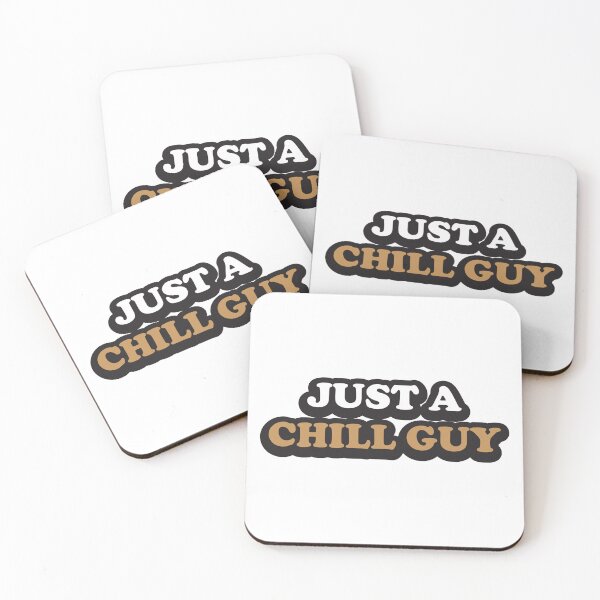 Item preview, Just a chill guy meme, funny popular meme quote designed and sold by Rednosestickers.