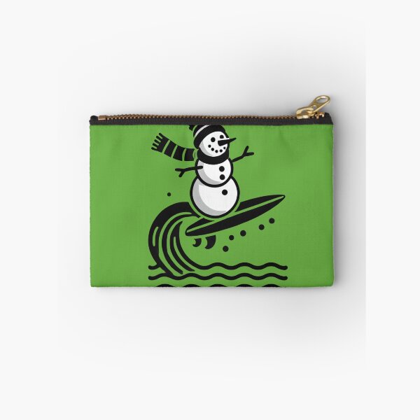 Item preview, Muñeco de nieve haciendo surf: pictograma minimalista y humorístico designed and sold by Aredbox.