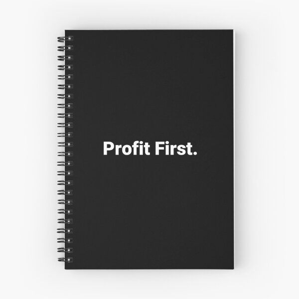 Item preview, Profit First. designed and sold by Text-based T-Shirts and Gifts.