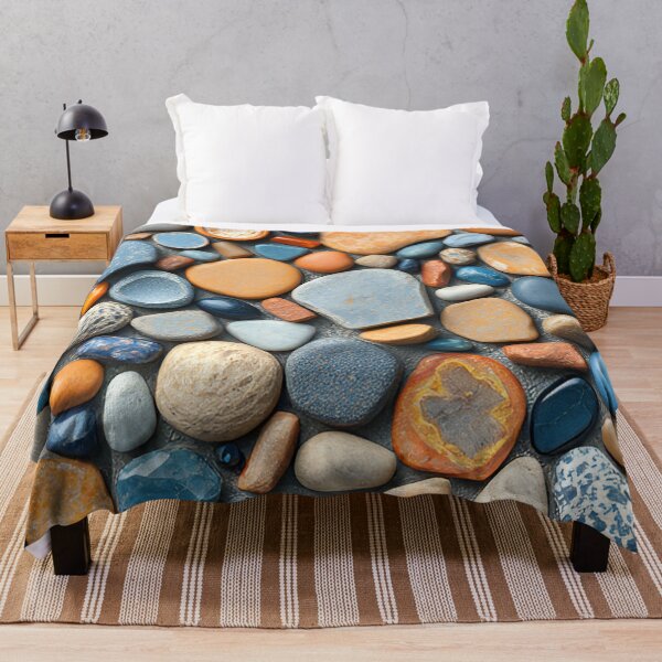 Item preview, Mosaic of Pebbles 1 designed and sold by blackwhiteblue.