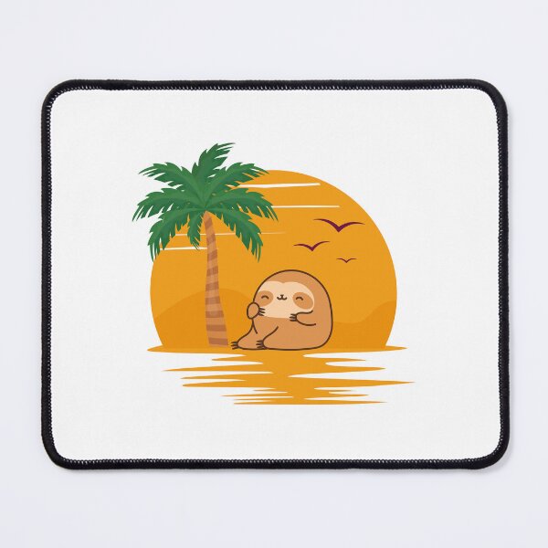 Item preview, Funny Sloth On The Beach designed and sold by Rybczynskiworks.