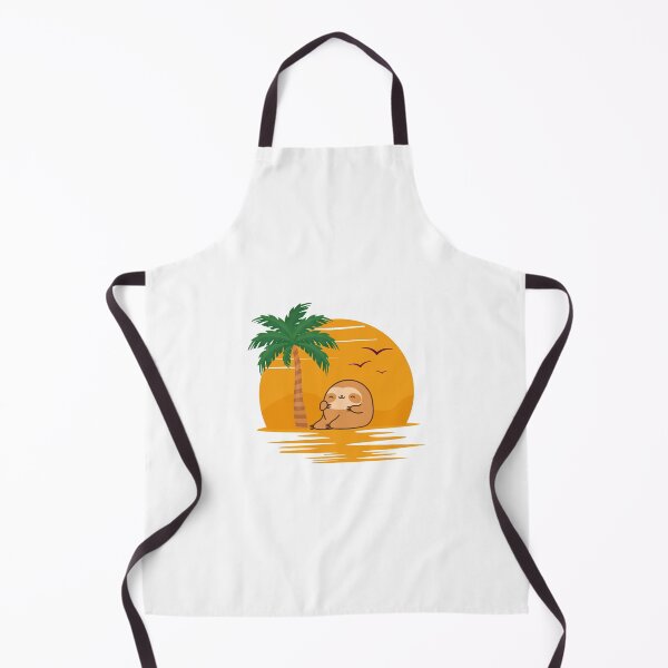 Item preview, Funny Sloth On The Beach designed and sold by Rybczynskiworks.