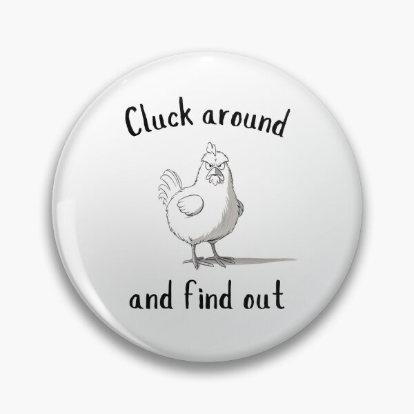 Item preview, Cluck Around Grumpy Chicken designed and sold by Cindy Howe.