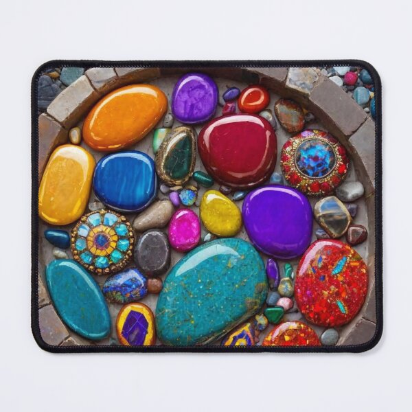 Item preview, Mosaic of Pebbles 2 designed and sold by blackwhiteblue.
